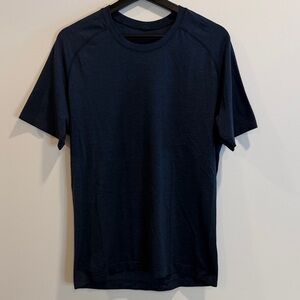 lululemon athletica Deep Blue Short Sleeve Metal Vent Tech Tee